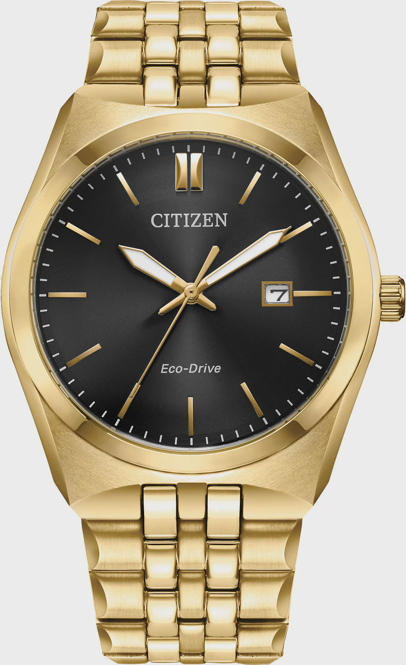 Citizen Eco-Drive Gents Watch - Gold Plated - BM7333-85E