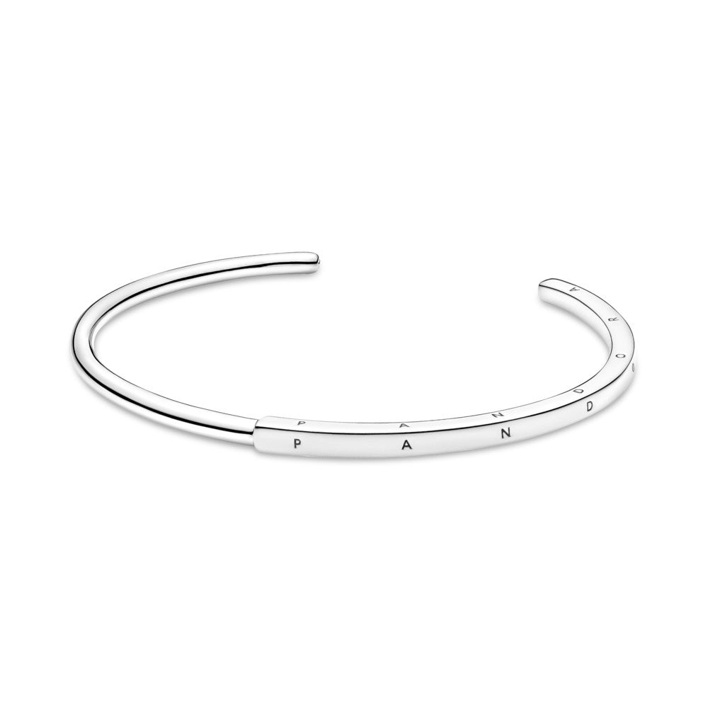 PANDORA Silver Logo Open Bangle 599493C00-2