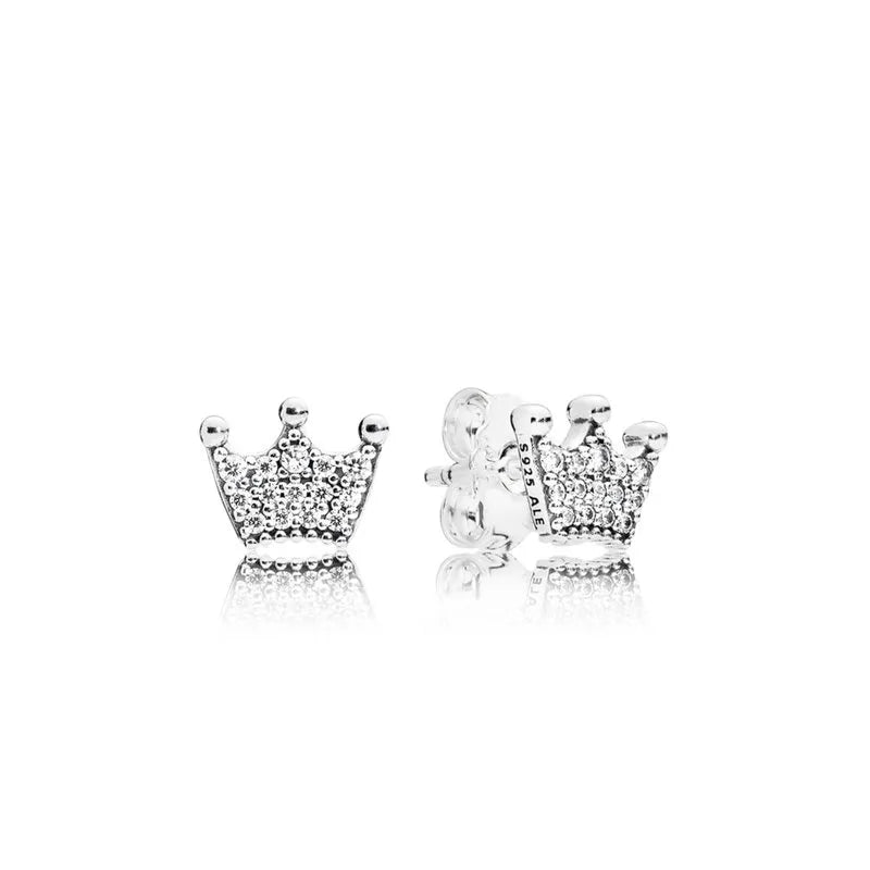 PANDORA Enchanted Crown Earrings - 297127CZ