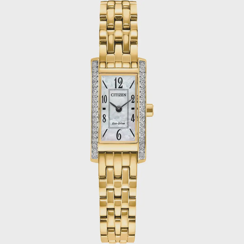 Citizen Ladieas Gold Tone Petite Palidoro Watch EG7112-59D