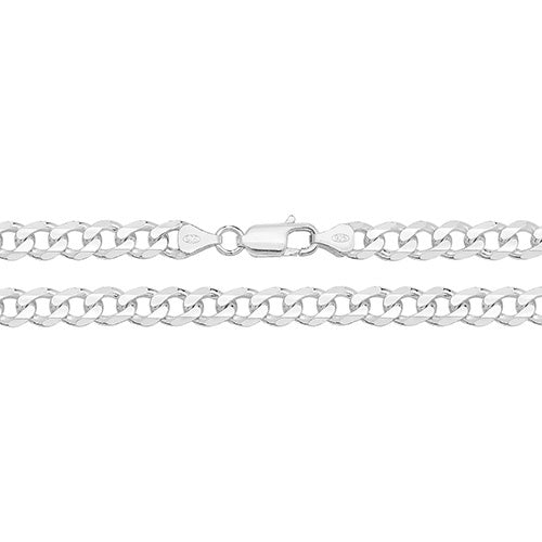 Silver Curb Chain Bracelet G1003/07