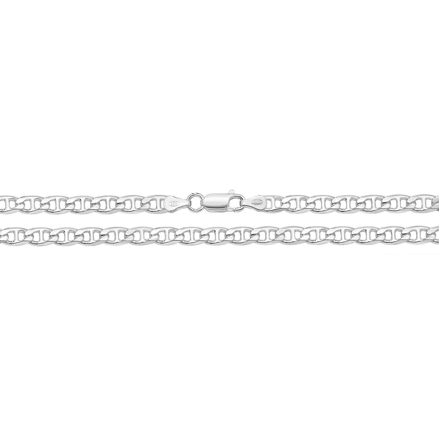 Silver Anchor Chain Bracelet 8" G1014/08