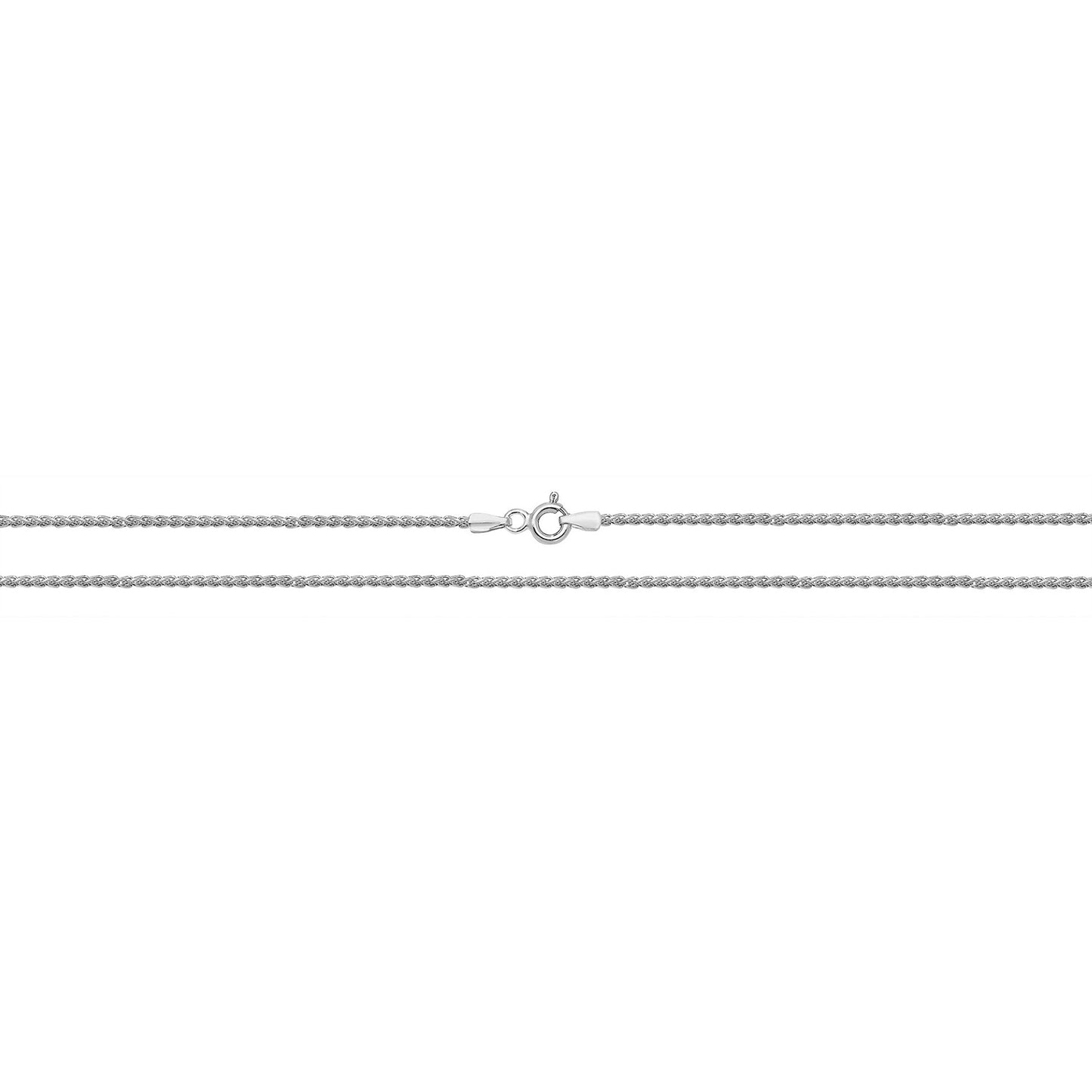 Silver Spiga Chain 16"