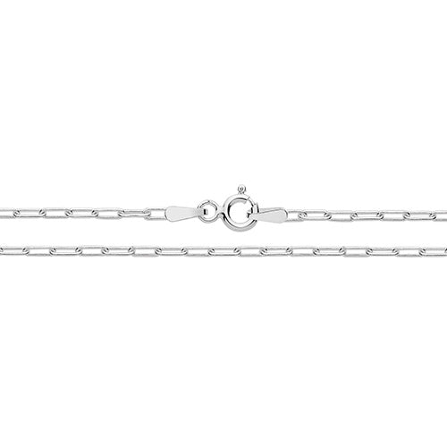 Silver Paper Clip Chain 20" G1370/20