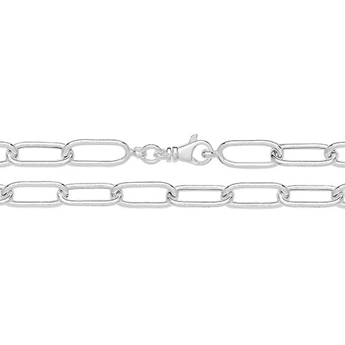 Silver Paperclip Bracelet G1396/07