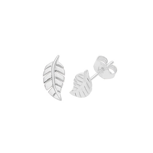 Silver Leaf Earrings G51267