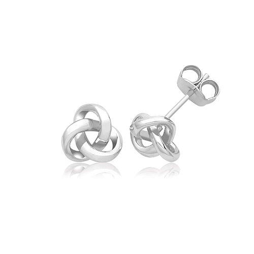 Silver Knot Earrings G51443