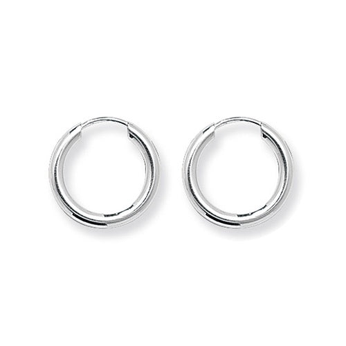 Silver 15mm Sleeper Earrings