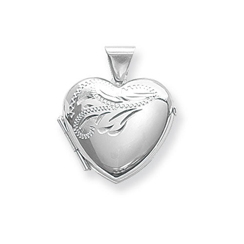 Silver Heart Shaped Locket