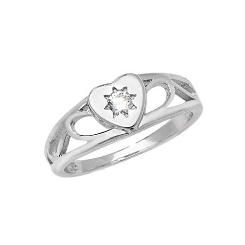 Silver Babies CZ Ring G7399CZ
