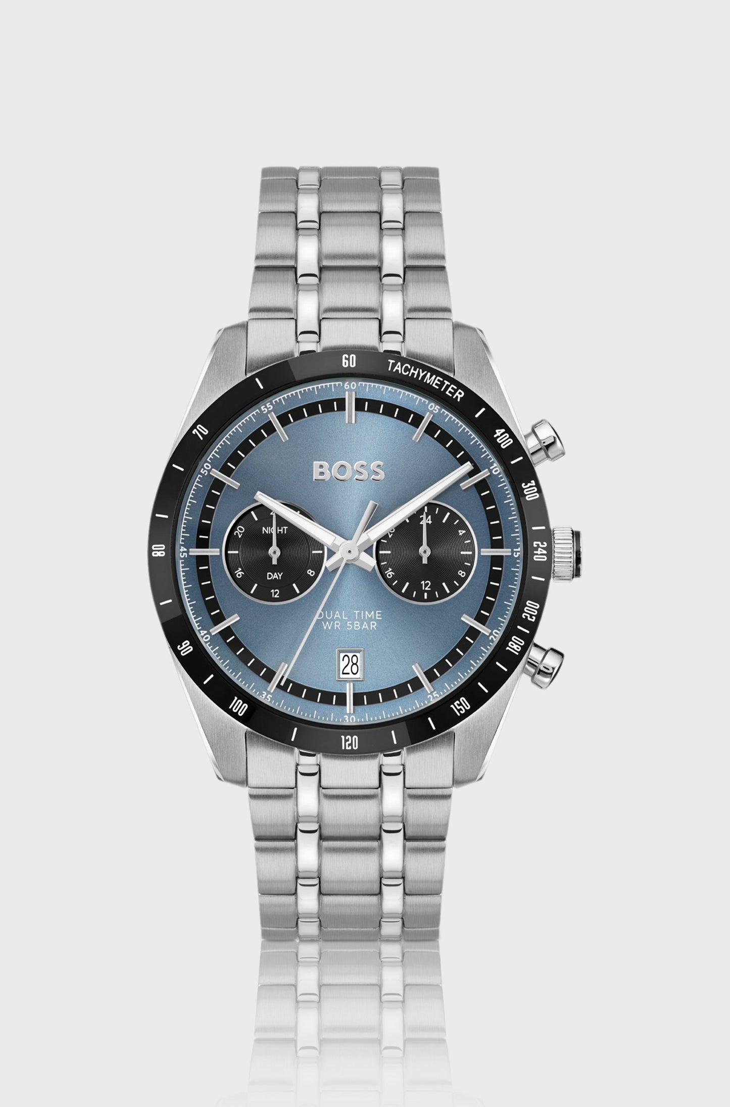 BOSS Mens Tourmaster Blue Dial Chronograph Watch 1514286