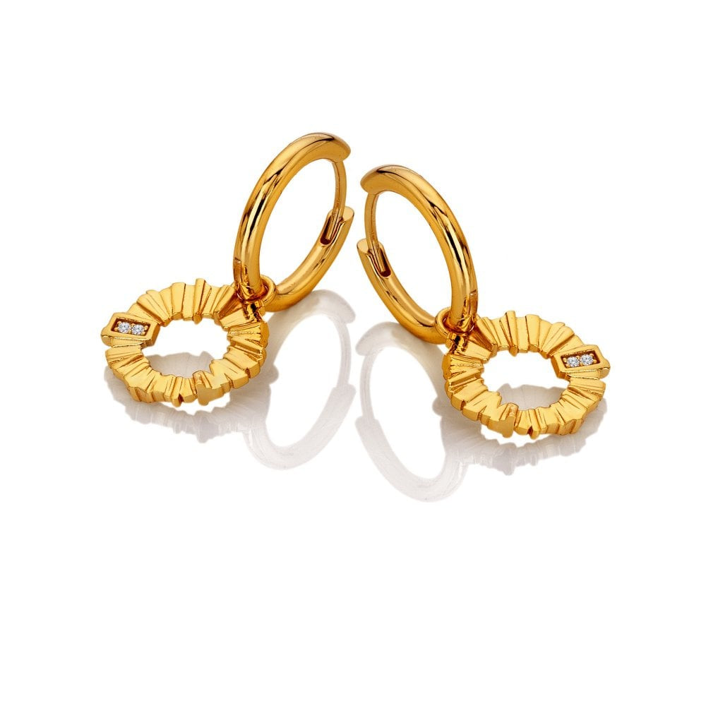 Hot Diamonds X GE Believe Hoop Earrings DE838