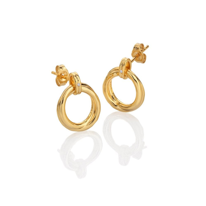 Hot Diamonds X JJ Aura Stud Earrings DE813