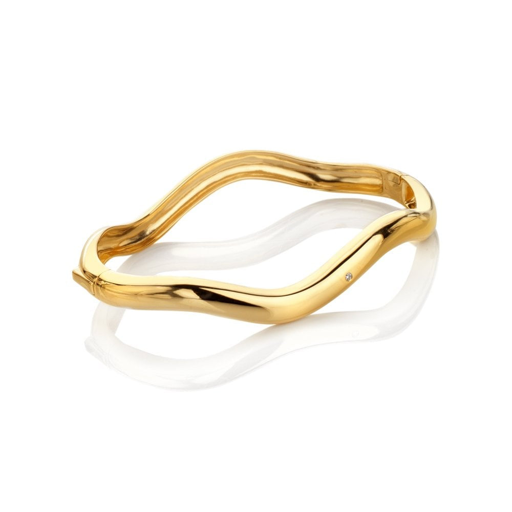 Hot Diamonds Fiji YGP Bangle DC233