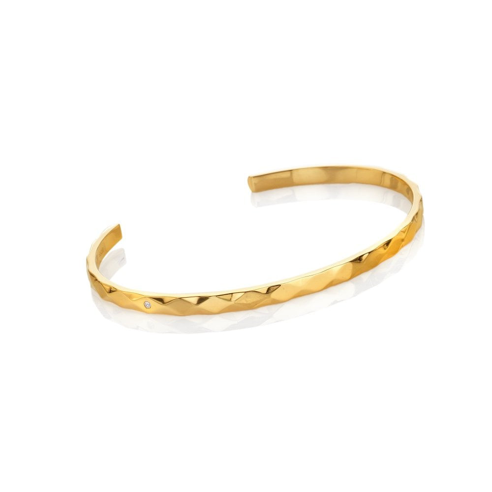Hot DiamondsHarlequin YGP Bangle DC235