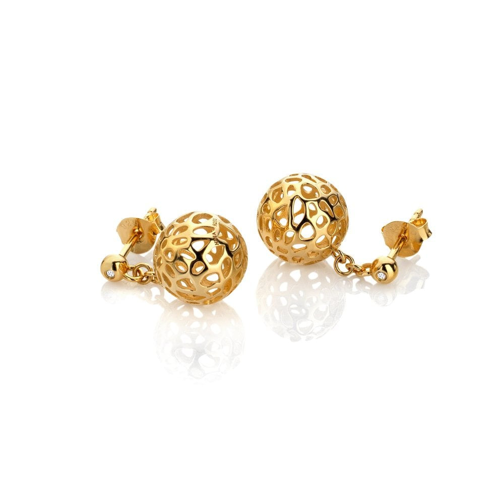 Hot Diamonds Orb Earrings YGP DE884