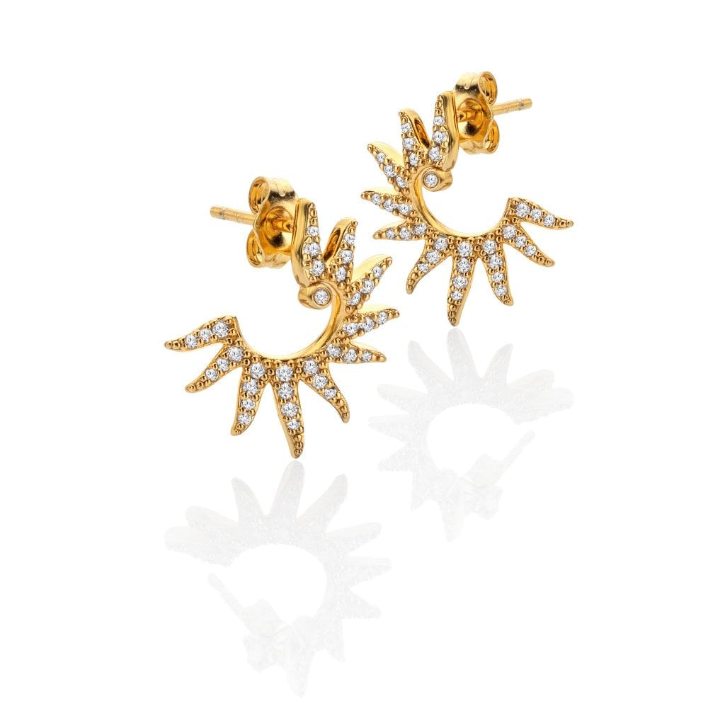 Hot Diamonds YGP SOL Statement Earrings DE898