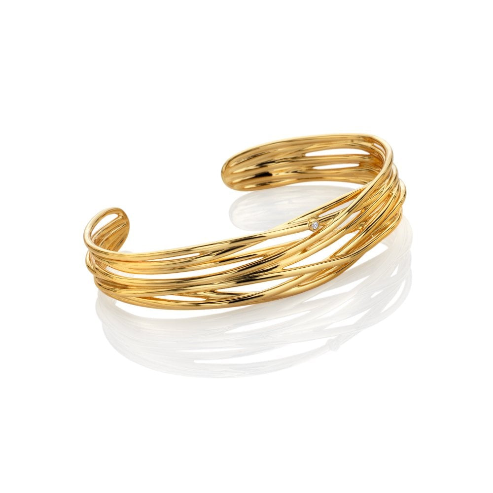 Hot Diamonds String Bangle YGP DC238