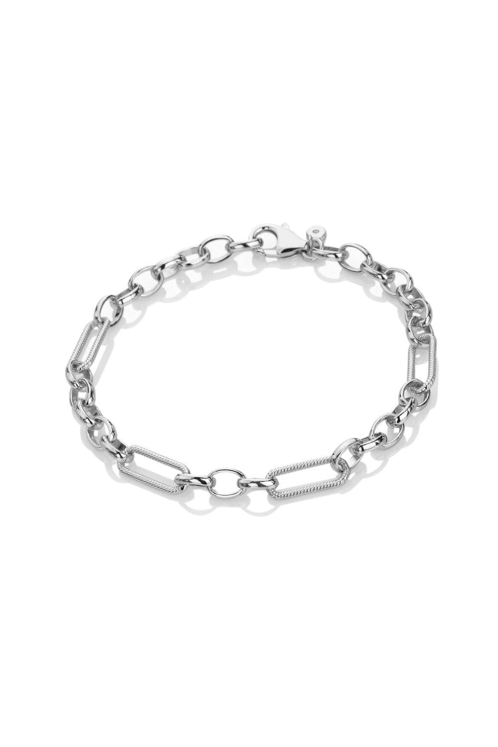Hot Diamonds X TG Silver Statement Link Bracelet DL682
