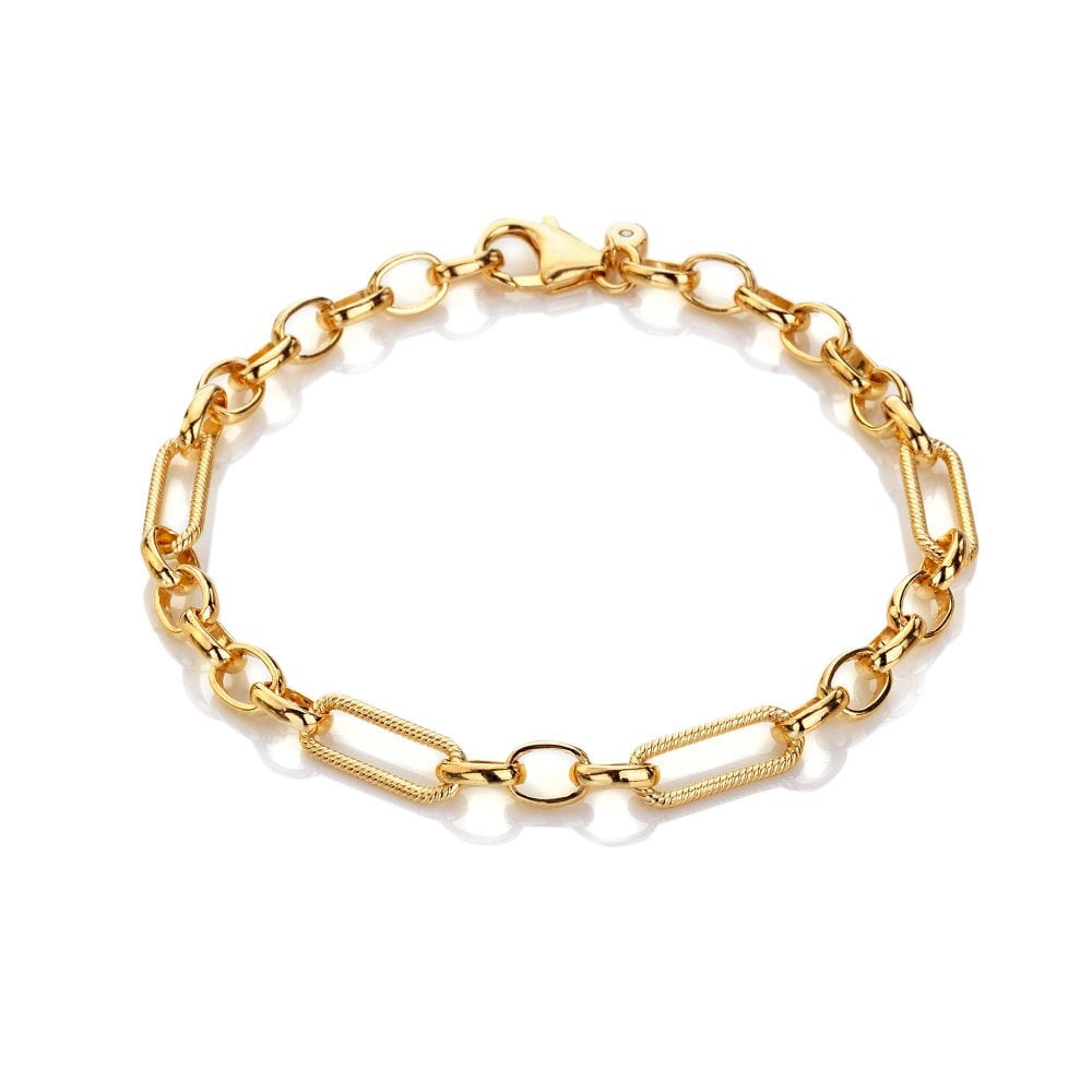 Hot Diamonds X TG YGP Statement Link Bracelet DL685