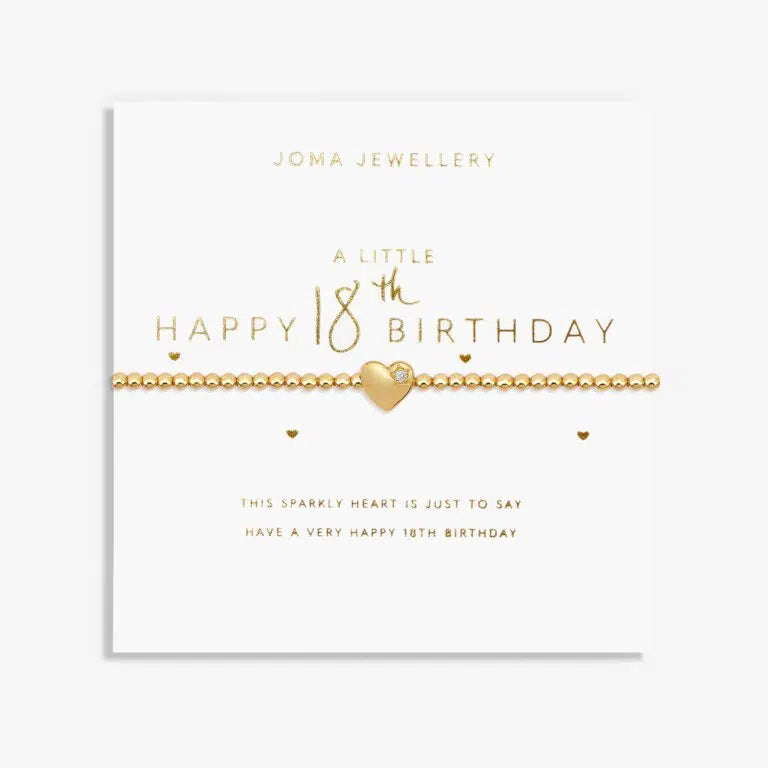 Joma Jewellery A Little Happy 18th Birthday Bracelet 7580
