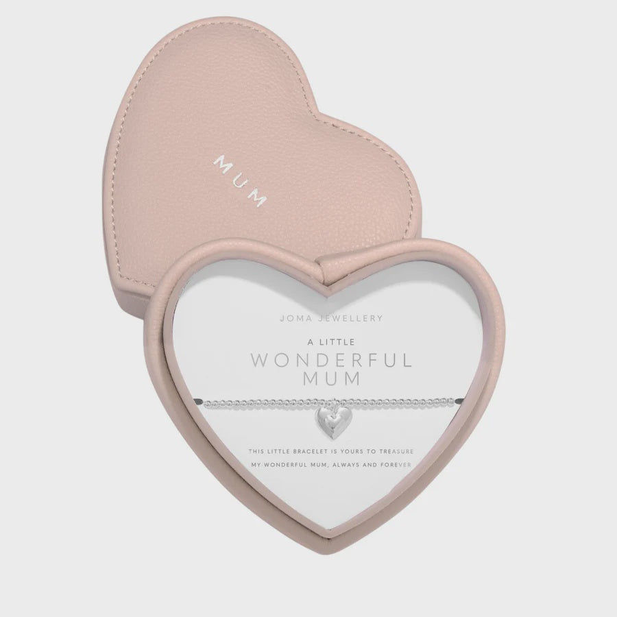 Joma A Little Heart Jewellery Box 'Wonderful Mum' Bracelet 8739
