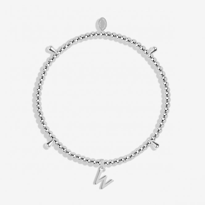 Joma Jewellery Alphabet A Little 'W' Bracelet 7764