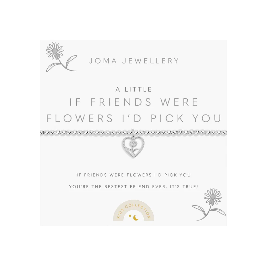 Joma Jewellery Children's A Little If Friends Were Flowers I'd Pick You Bracelet C766