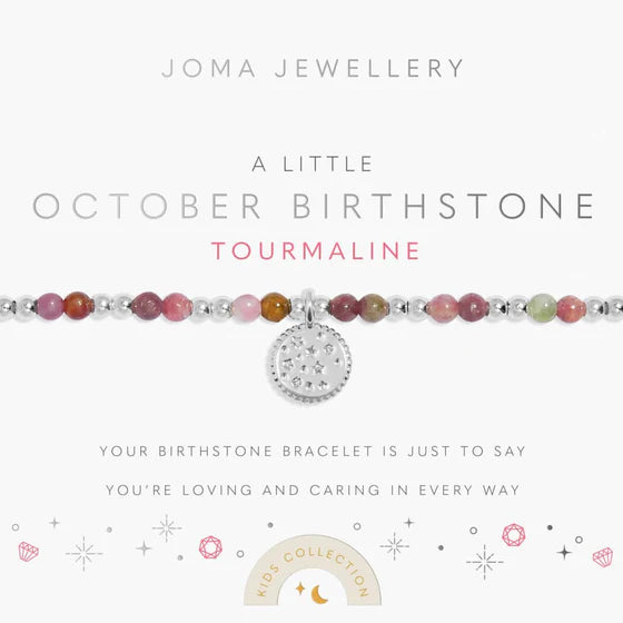 Joma Jewellery Children's Birthstone A Little October Bracelet C791