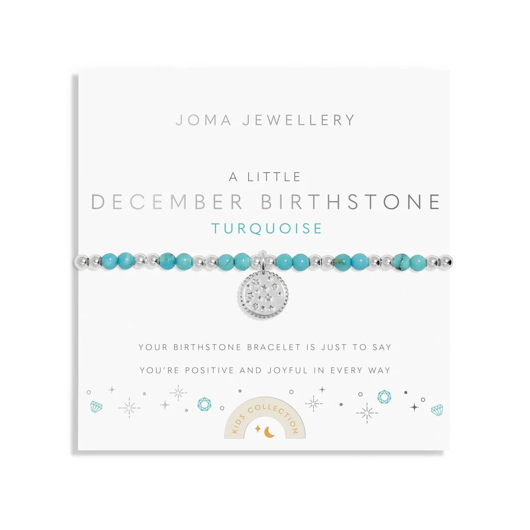 Joma Jewellery Children's Birthstone A Little December Bracelet C793