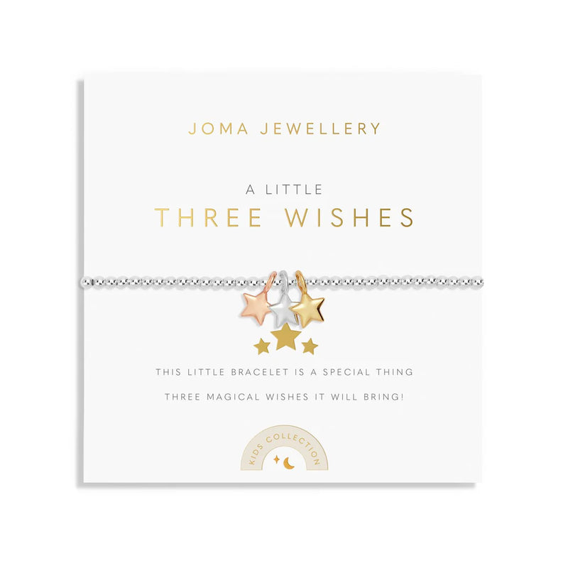 Joma Jewellery Children's A Little Three Wishes Bracelet C772