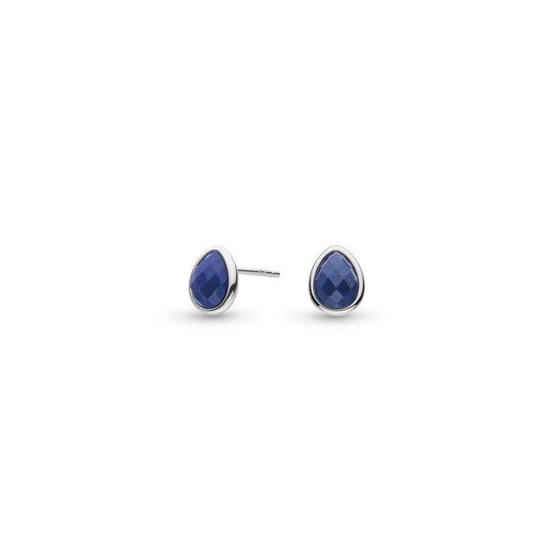 Kit Heath Coast Pebble Azure Gemstone Stud Earrings 30174LP