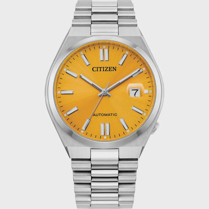 Citizen Gents Tsuyosa Automatic Yellow Dial Watch NJ0150-56Z