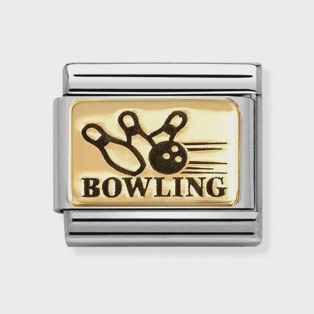 NOMINATION Gold Bowling Charm 030166-57