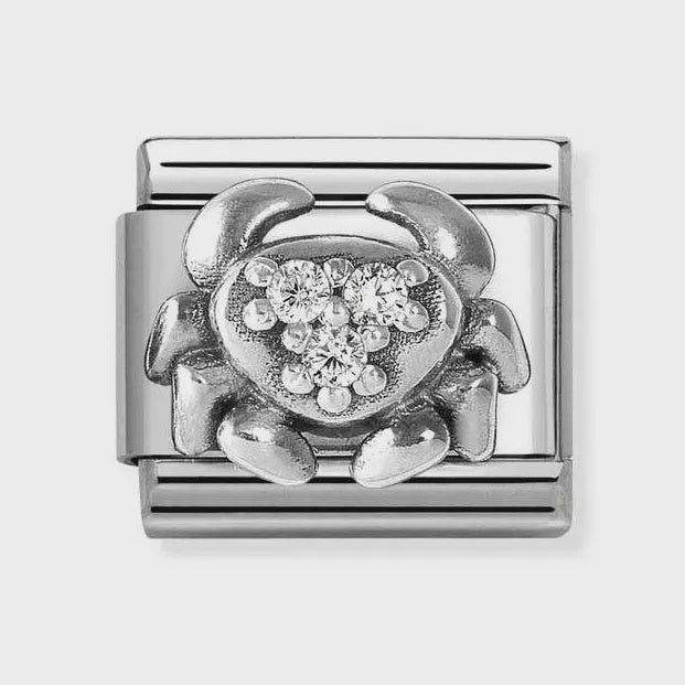 NOMINATION Classic Silver Cancer Charm 330326-04