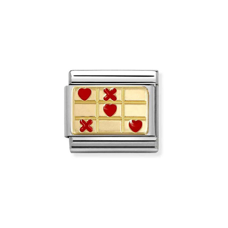 NOMINATION Gold Red Enamel Love Wins Charm 030284-71