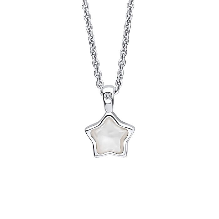 APR Star Birthstone Necklace with Diamond P5373C