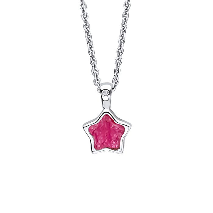 JUL Star Birthstone Necklace with Diamond P5376R