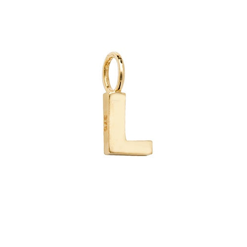9ct Yellow Gold initial L Pendant PN1070/L