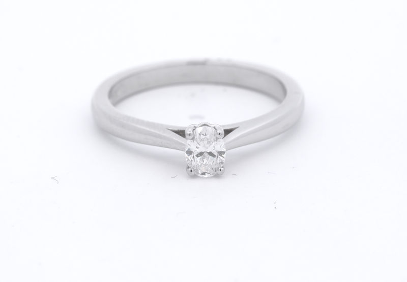 Platinum Diamond Solitaire Ring - RN6090