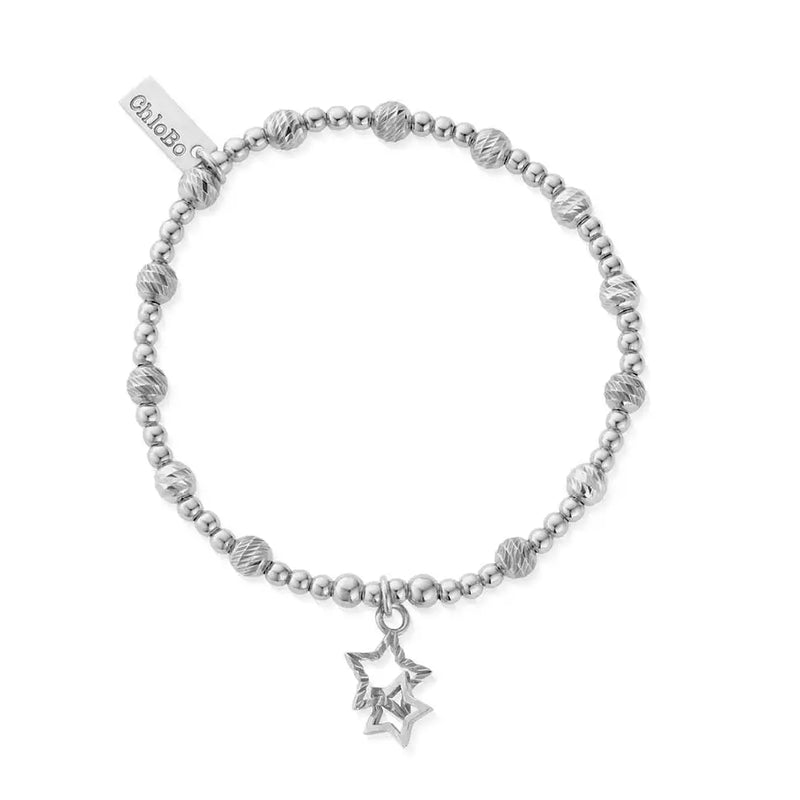 ChloBo Sparkle Interlocking Star Bracelet SBBCB3406
