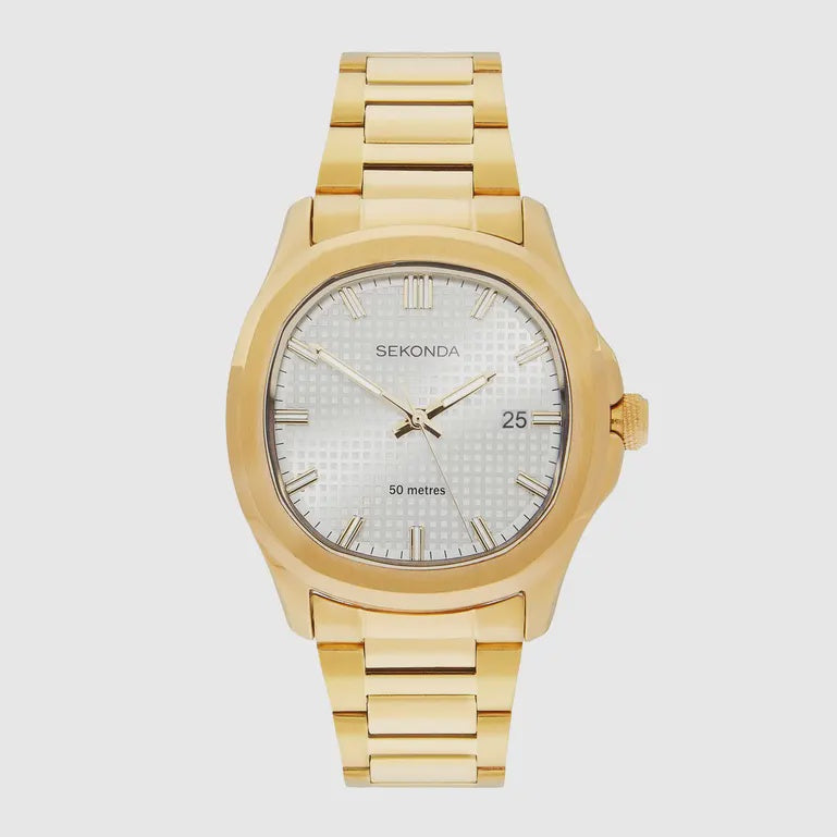 Sekonda Watch Octaire Men's Watch Gold Tone Case 30283