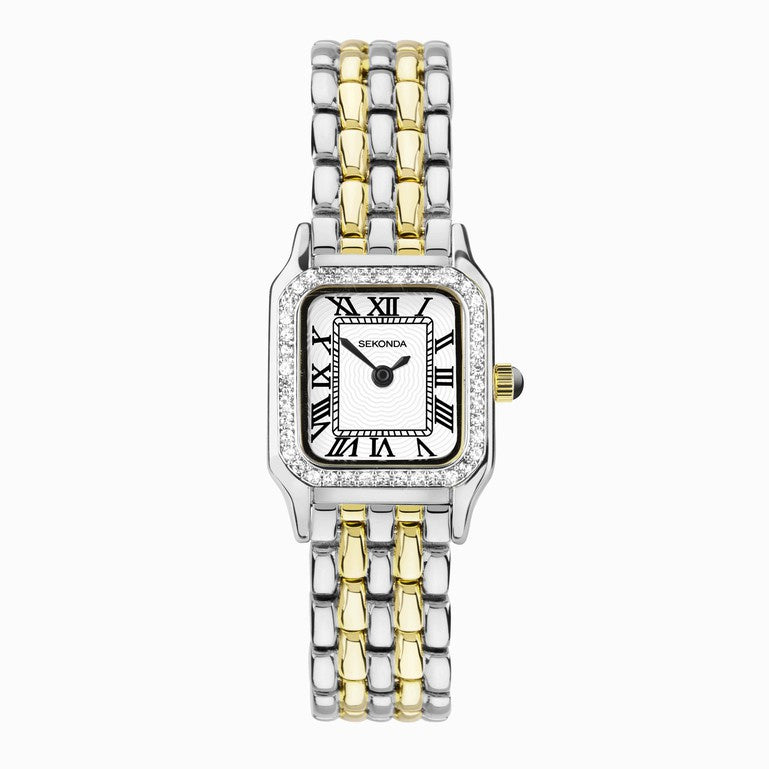 Sekonda Ladies Monica Sparkle Two Tone Watch 40640