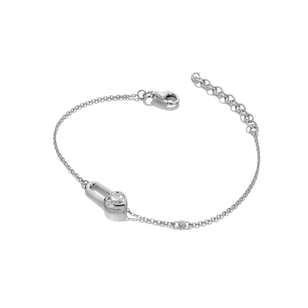 Hot Diamonds Solitaire Bracelet Heart DL722
