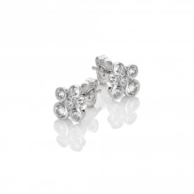 Hot Diamond Silver Tender Cluster Earrings DE836
