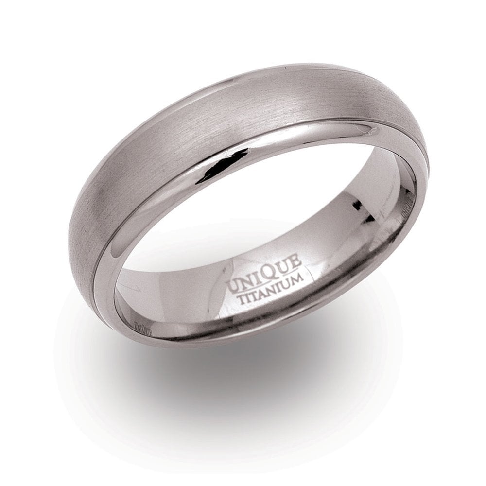 Unique Titanium Ring 6mm TR-4-58