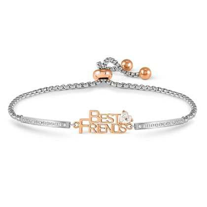 Nomination Milleluci Family Steel Rose Best Friends Bracelet 028026-006