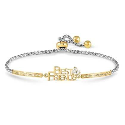 Nomination Milleluci Family Steel/Gold Best Friends Bracelet 028027-006