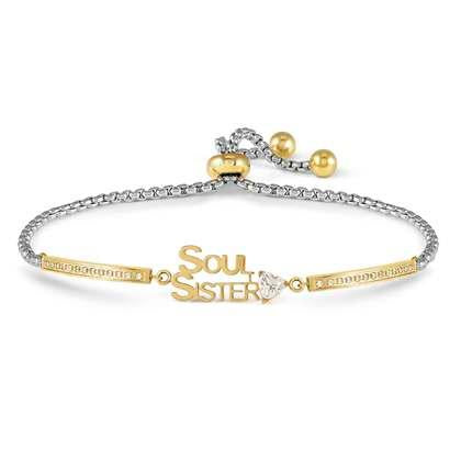 Nomination Milleluci Family Steel Rose Soul Sister Bracelet 028027-007