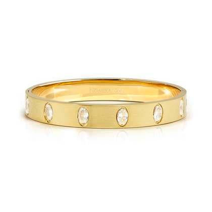 Nomination Pretty Bangles Yellow Oval CZ  029538-020